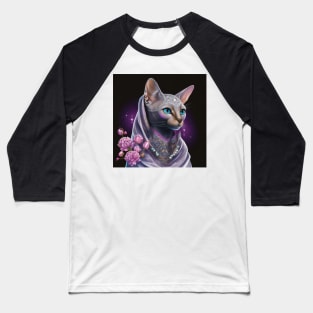 Sweet Abyssinian Cat Baseball T-Shirt